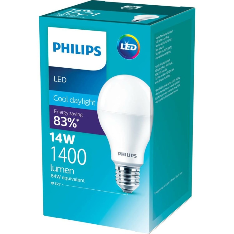 Philips Light Globe Led 13w 1400 Lumen Cool Edison Screw IGA