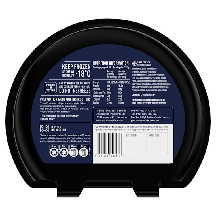 Global Seafoods Prawn Ring