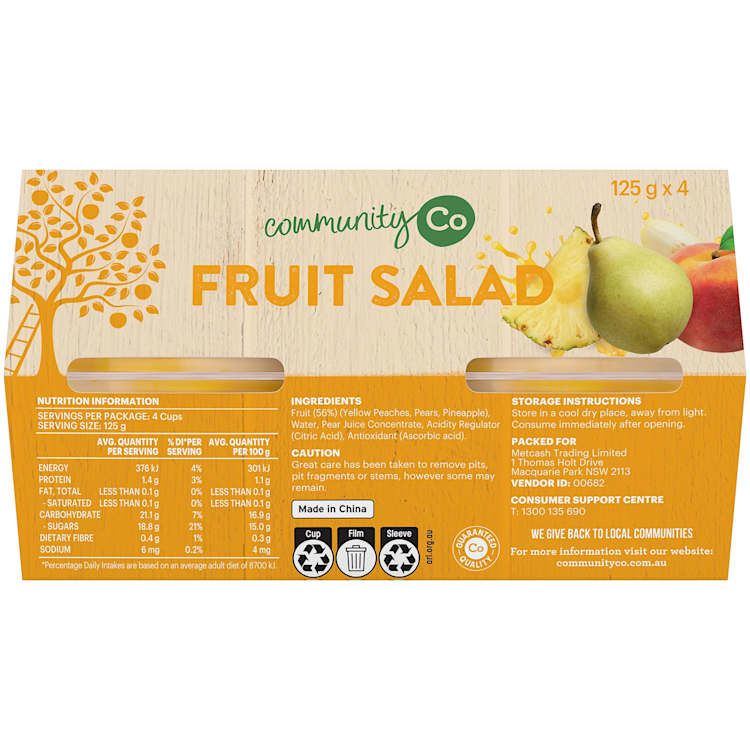 Community Co Fruit Salad & Juice