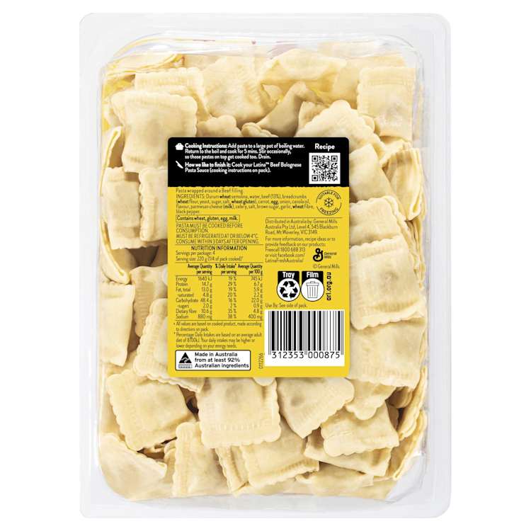 Latina Fresh Beef Ravioli