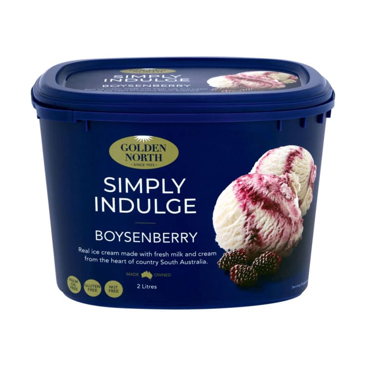 Golden North Boysenberry Icecream