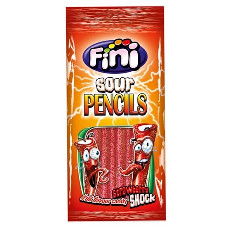Fini Sour Strawberry Pencils