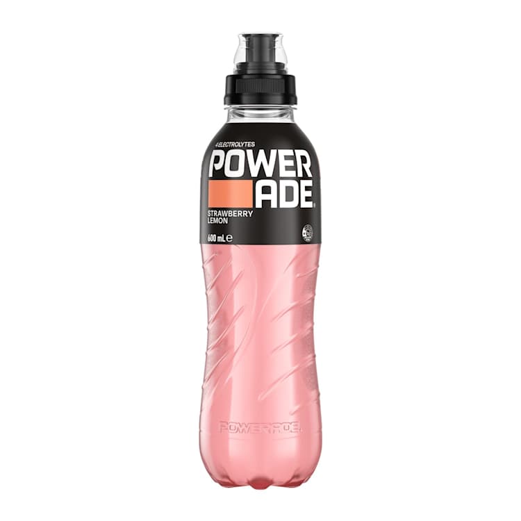 Powerade Strawberry & Lemon Sports Drink Sipper Cap