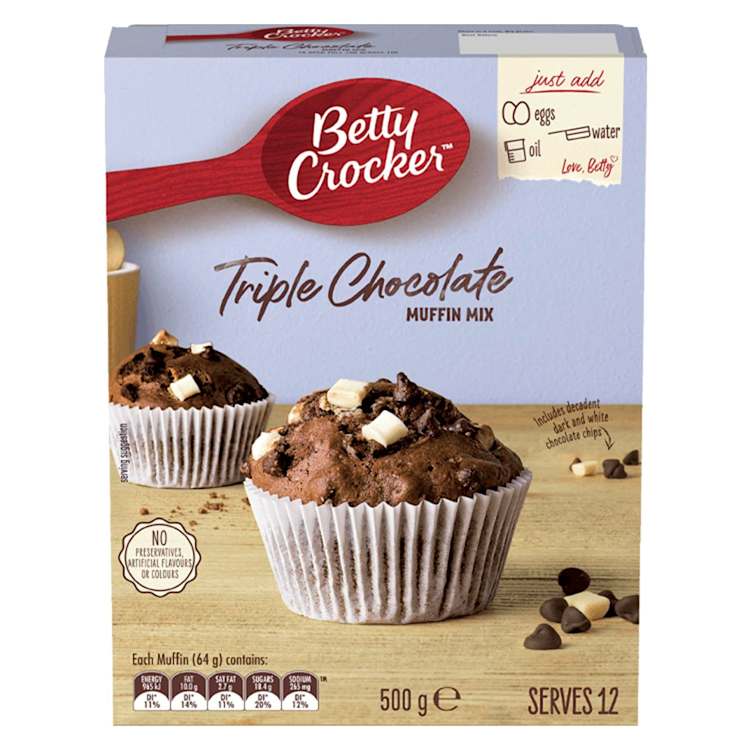 Betty Crocker Triple Chocolate Muffin