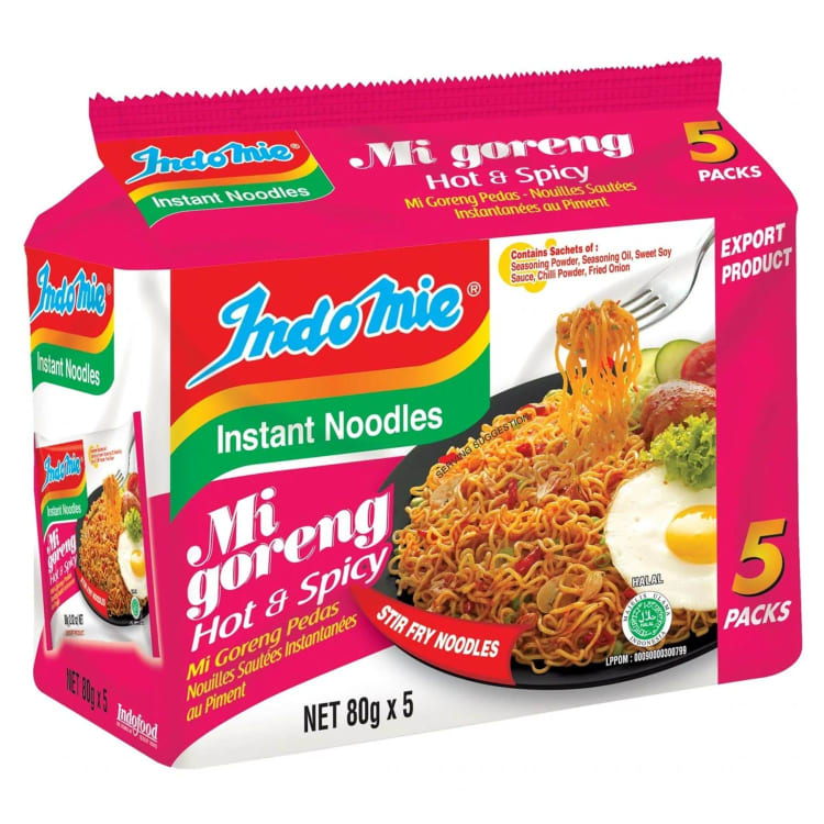 Indomie Hot & Spicy Mi Goreng Instant Noodles