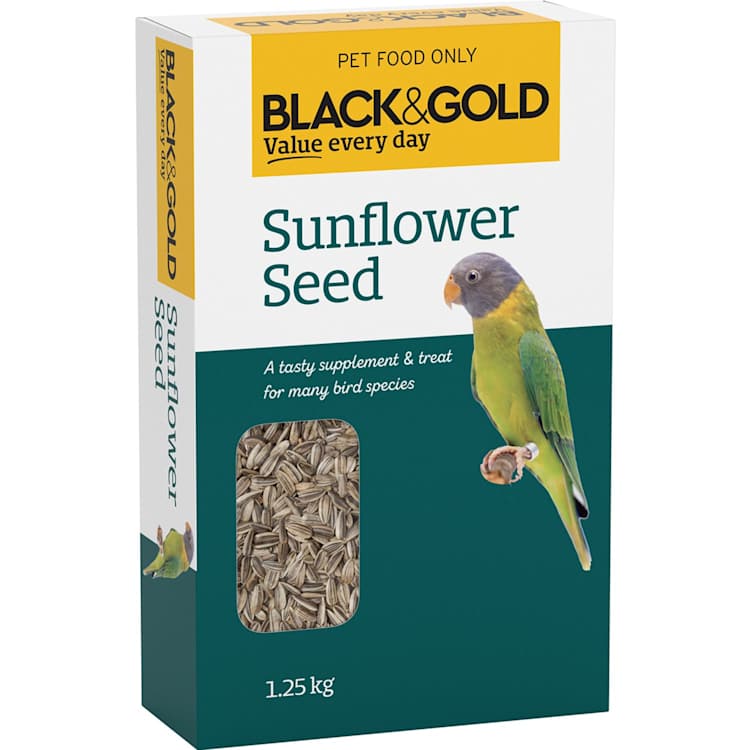Black & Gold Sunflower Bird Seed