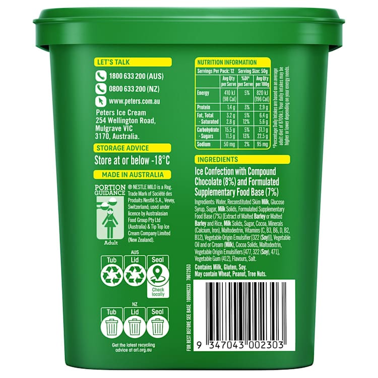 Nestlé Milo Ice Cream