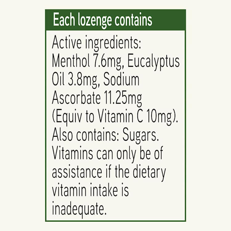 Soothers Lozenges Eucalyptus & Menthol