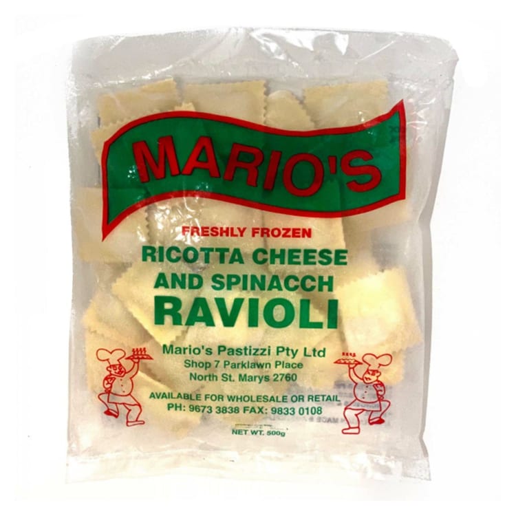 Marios Ravioli Ricotta & Spinach