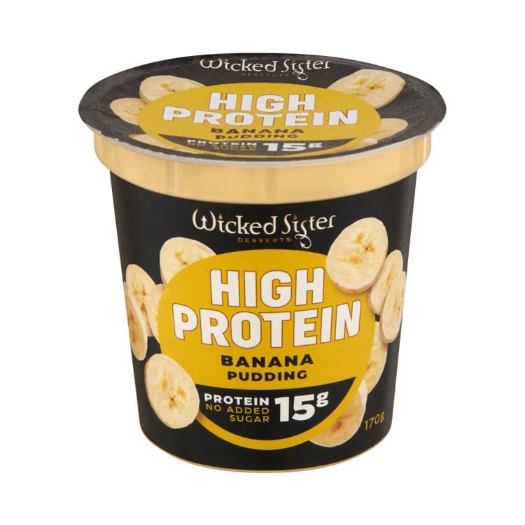 Wicked Sister High Protein Banana Pudding