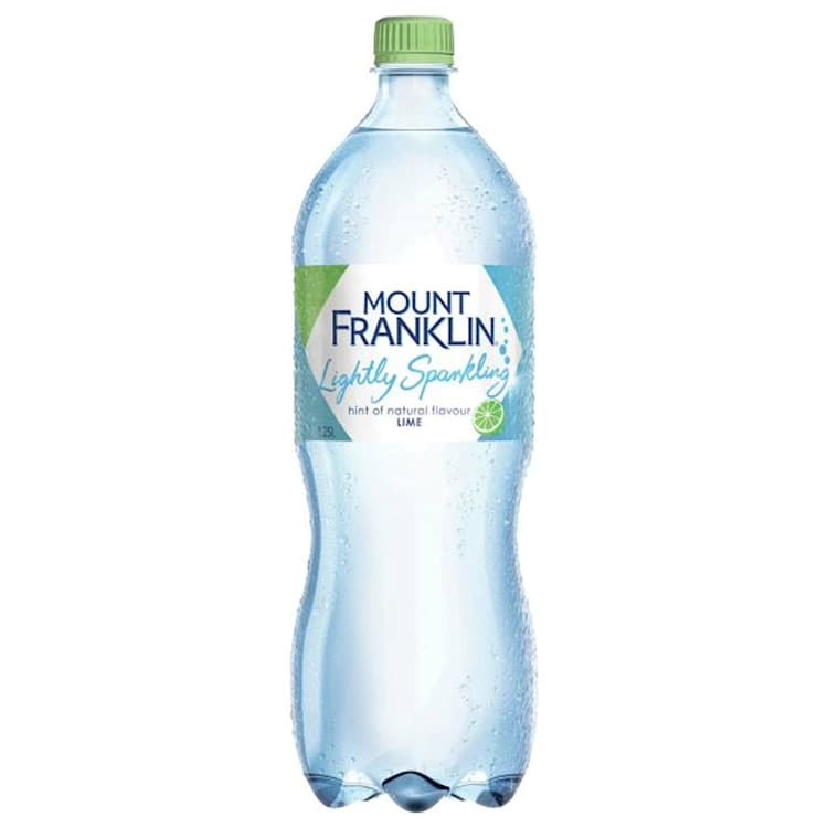 Mount Franklin Lightly Sparkling Water Lime Bottle