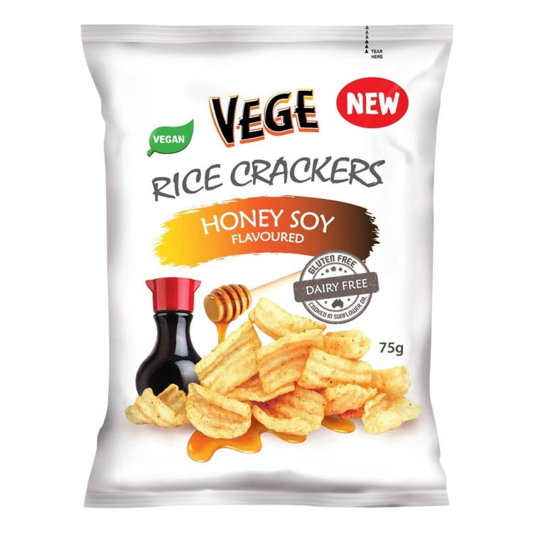 Vege Chips Rice Crackers Honey Soy