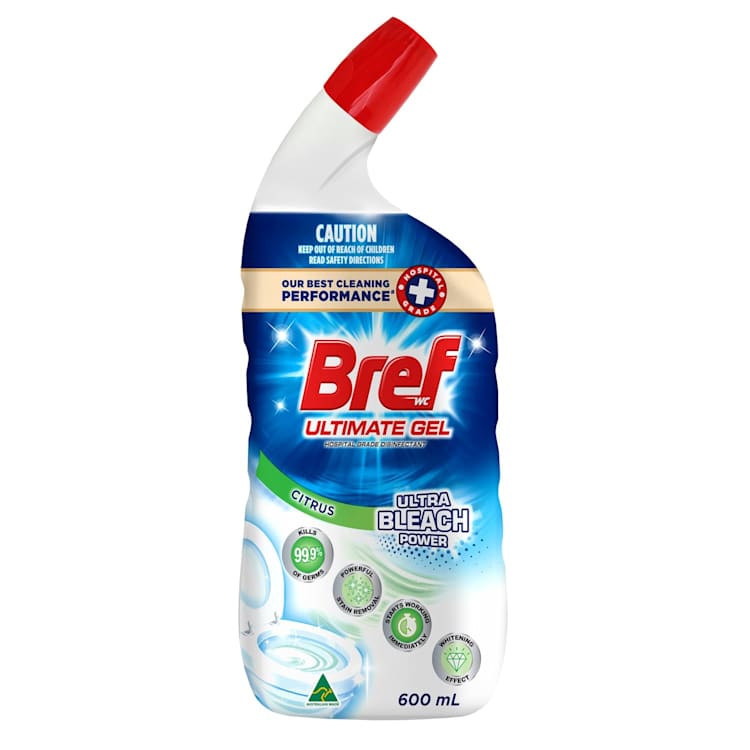 Bref Ultimate Gel Ultra Bleach Power Citrus Toilet Cleaner