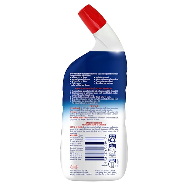 Bref Ultimate Gel Ultra Bleach Power Citrus Toilet Cleaner