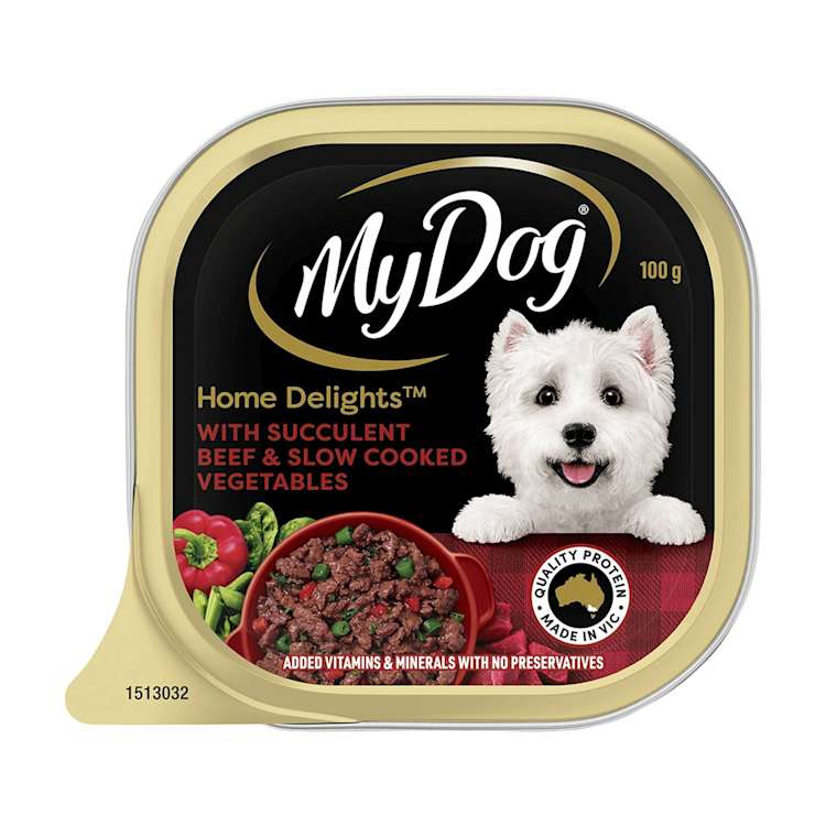 My Dog Home Delights Dog Food Beef & Vegetables