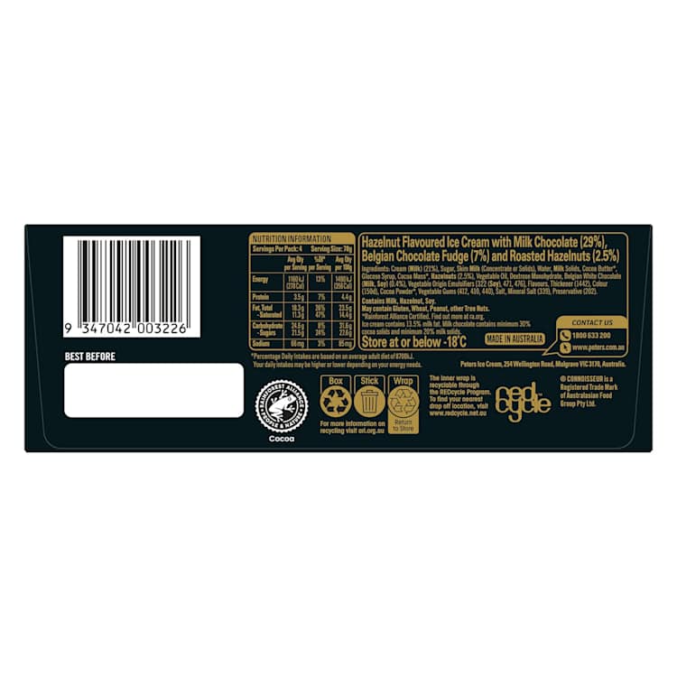 Connoisseur Roasted Hazelnut Ice Cream