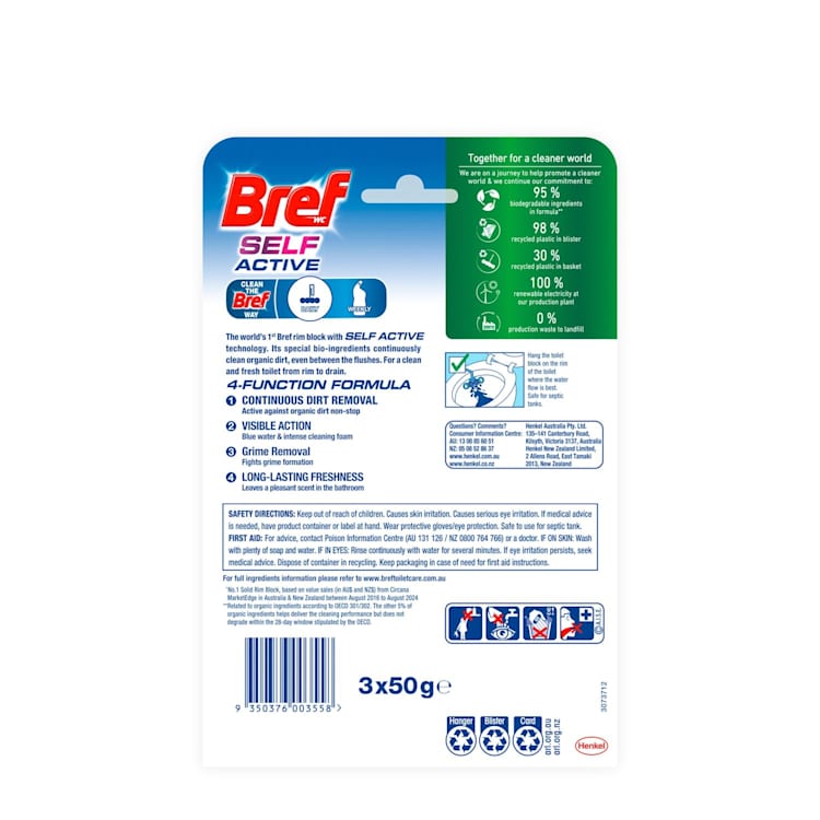 Bref Blue Active Eucalyptus Toilet Cleaner 150g | IGA Shop Online