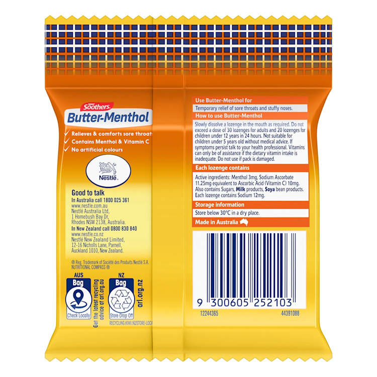 Butter Menthol Honey Centre