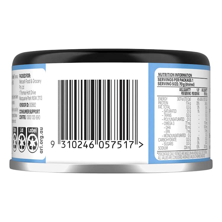 Community Co Tuna Yellowfin Springwater