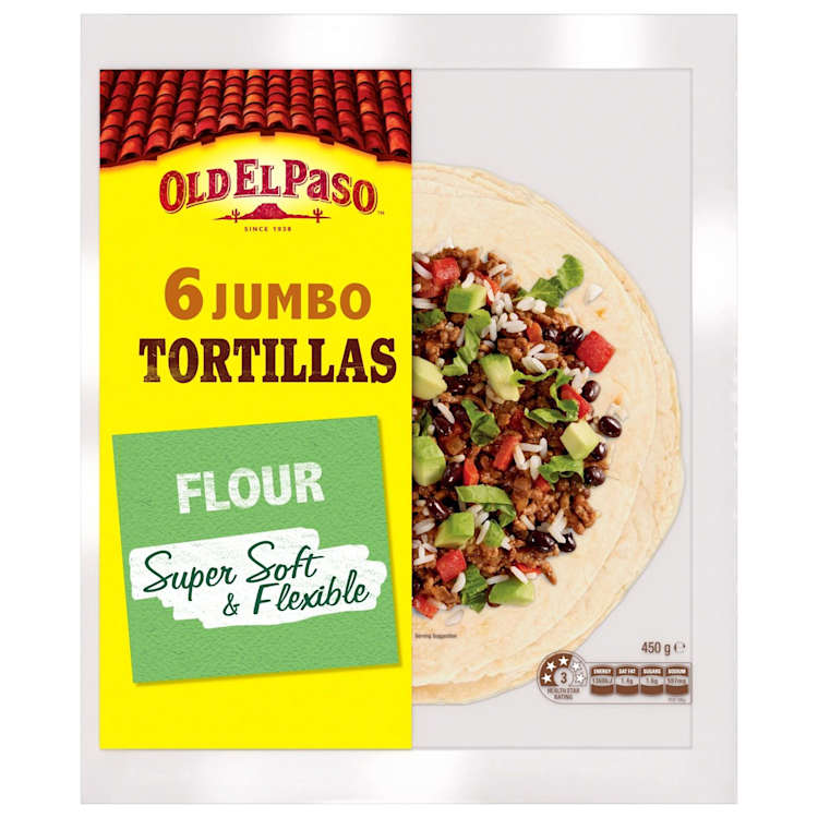 Old El Paso Burrito Tortillas Jumbo