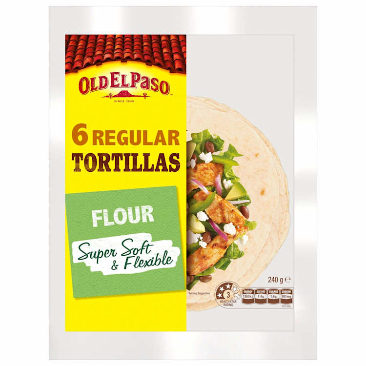 Old El Paso Mexican Burrito Tortillas