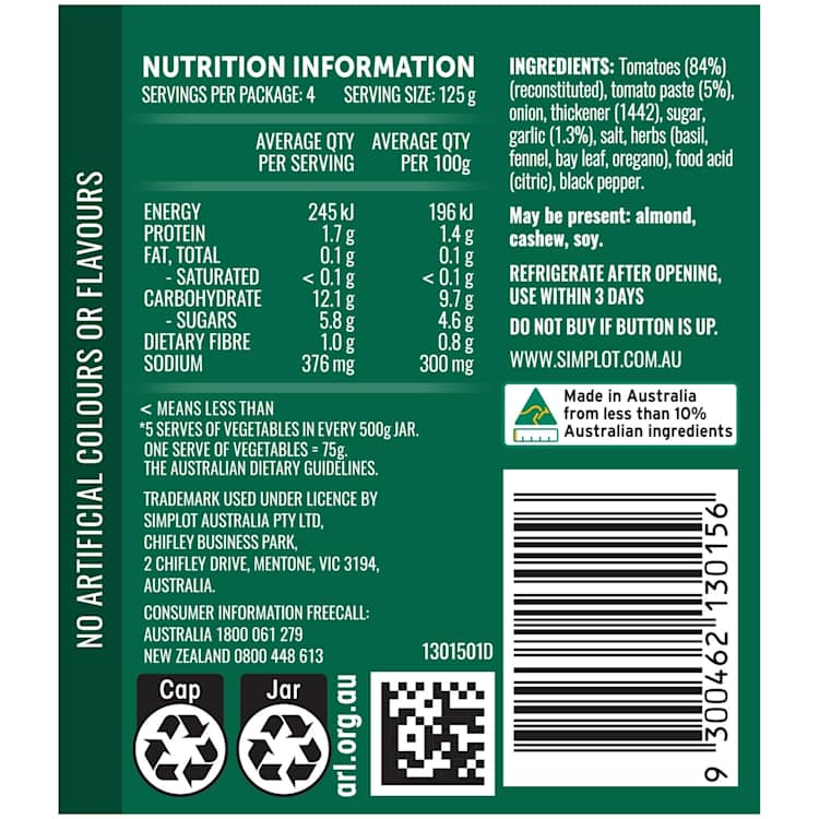 Raguletto Napolitana Sauce