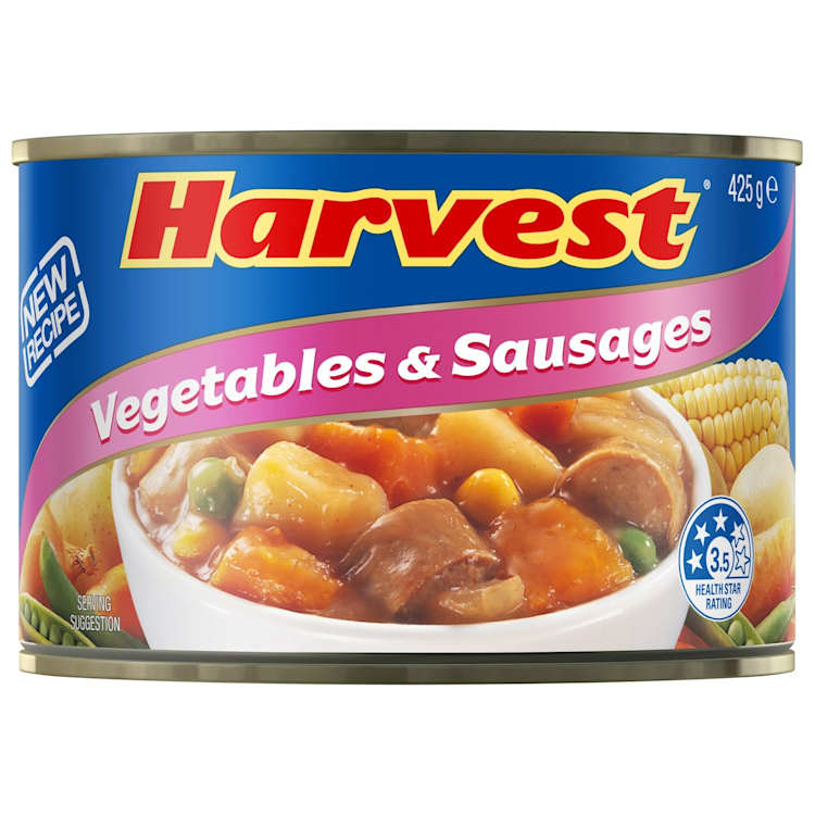 Harvest Sausages Vegetables
