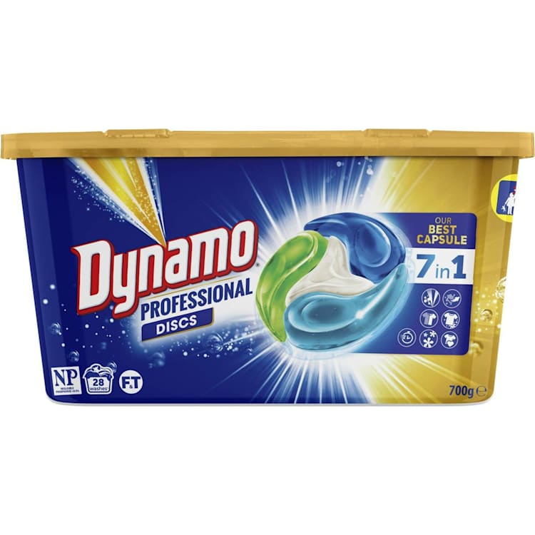 Dynamo Professional 7 In 1 Laundry Detergent Capsules