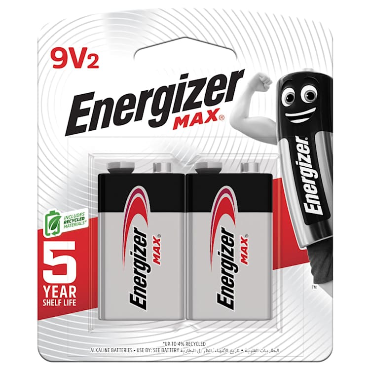 Energizer Max 9V Batteries
