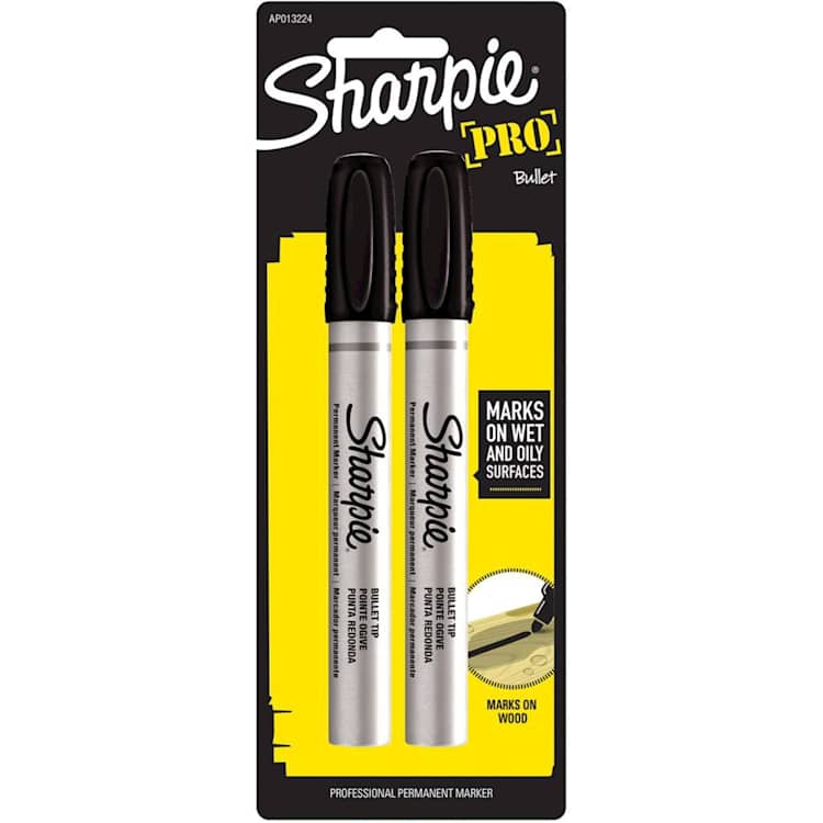 Sharpie Markers Metal Bullet Black