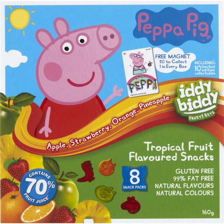 Iddy Biddy Fruit Snacks Tropical