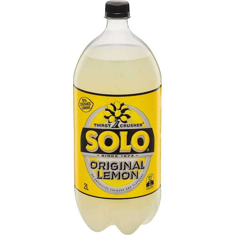 Schweppes Solo Thirst Crusher Original Lemon Bottle