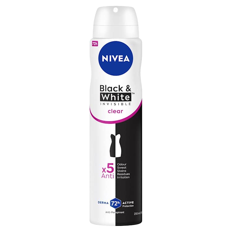 NIVEA Invisible Black & White Clear Aerosol