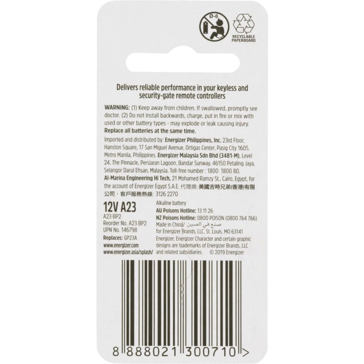 Energizer 12V Batteries