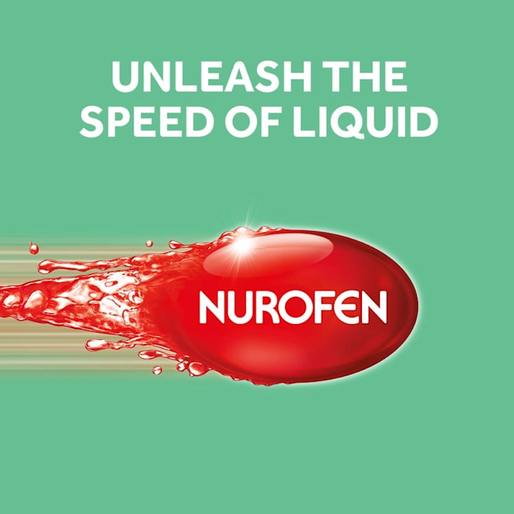 Nurofen Zavance Fast Pain Relief Liquid Capsules 200mg Ibuprofen