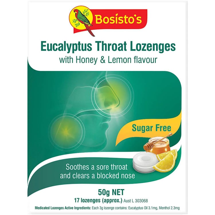 Bosisto's Eucalyptus Drops Sugar Free