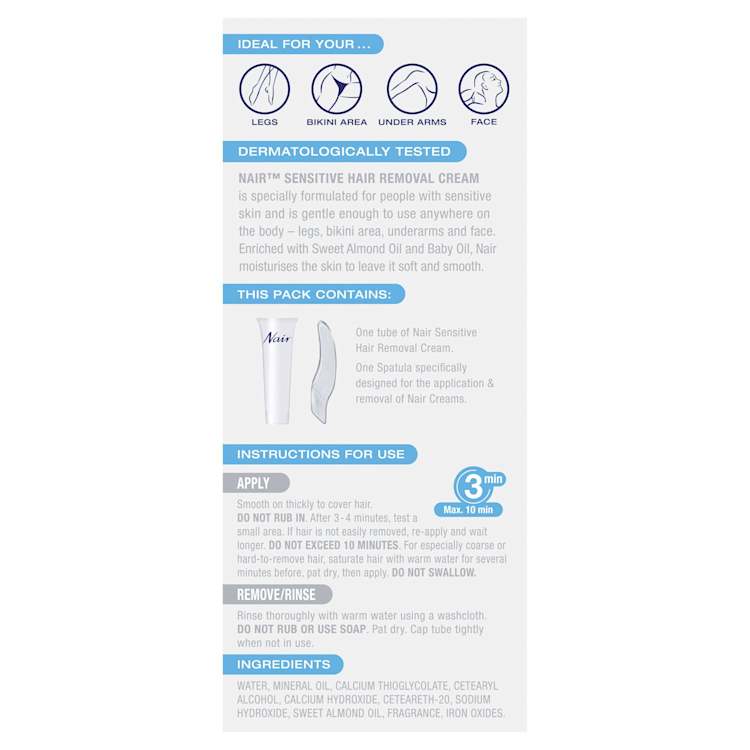 Nair Sensitive Hair Removal Cream