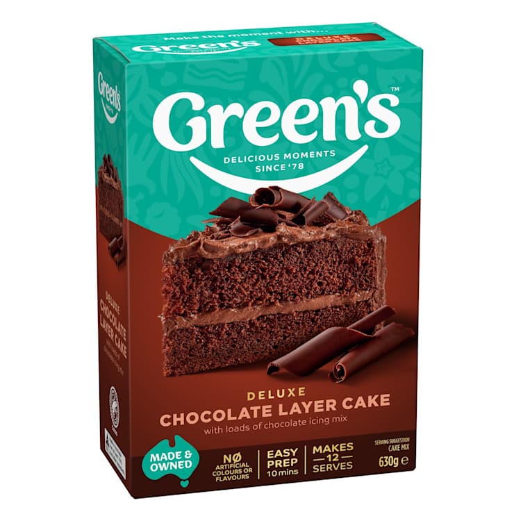 Green's Temptations Cake Mix Chocolate Supreme