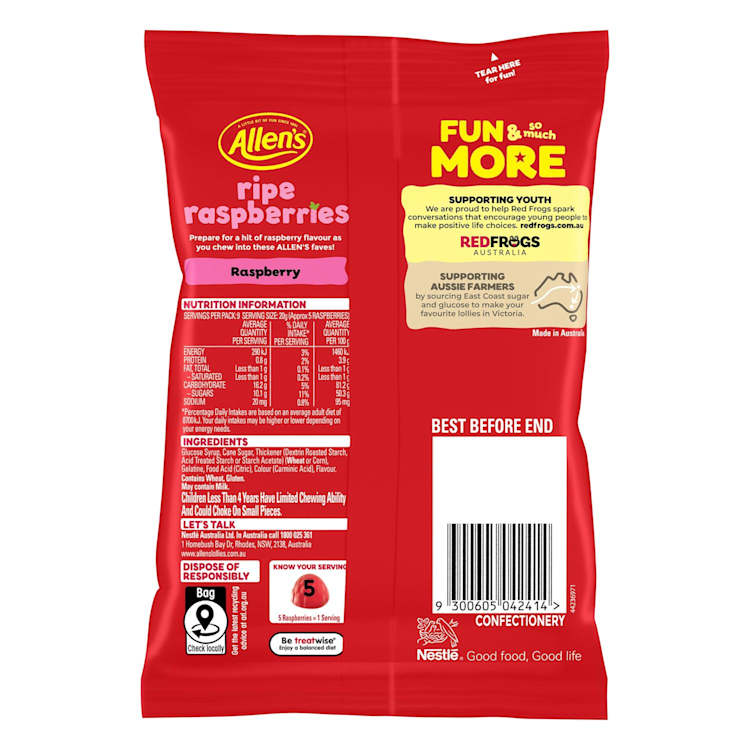 Allen's Ripe Raspberries