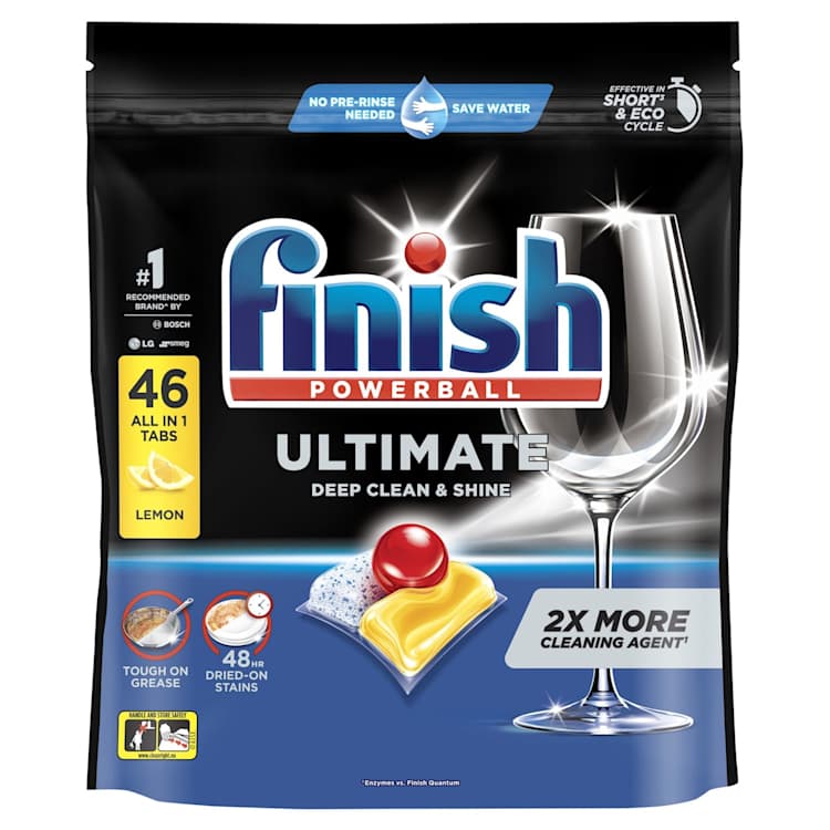Finish Quantum Ultimate Auto Dishwash Tablets Pro