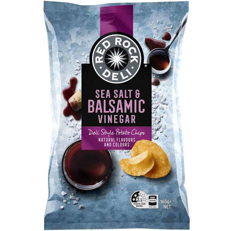 Red Rock Deli Sea Salt & Balsamic Vinegar Potato Chips