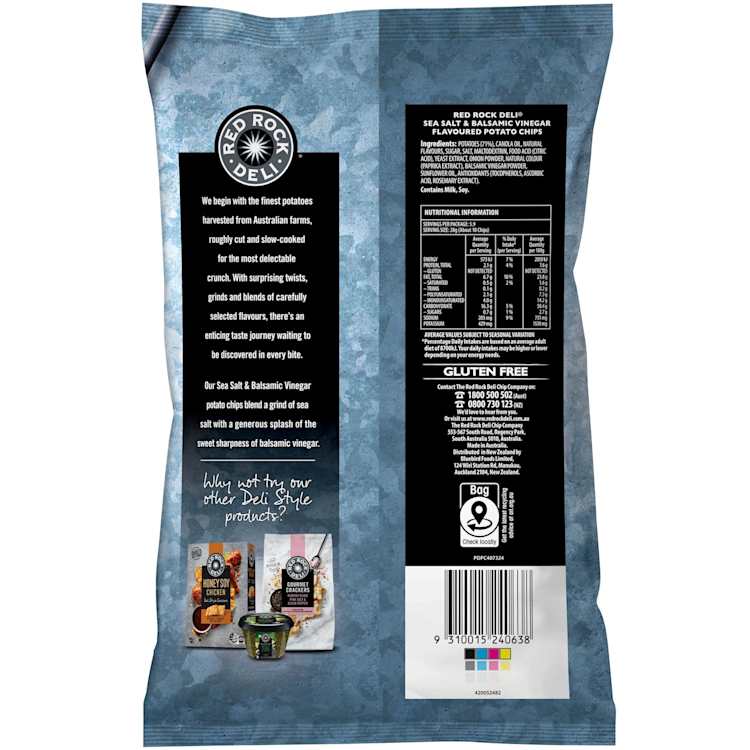 Red Rock Deli Sea Salt & Balsamic Vinegar Potato Chips