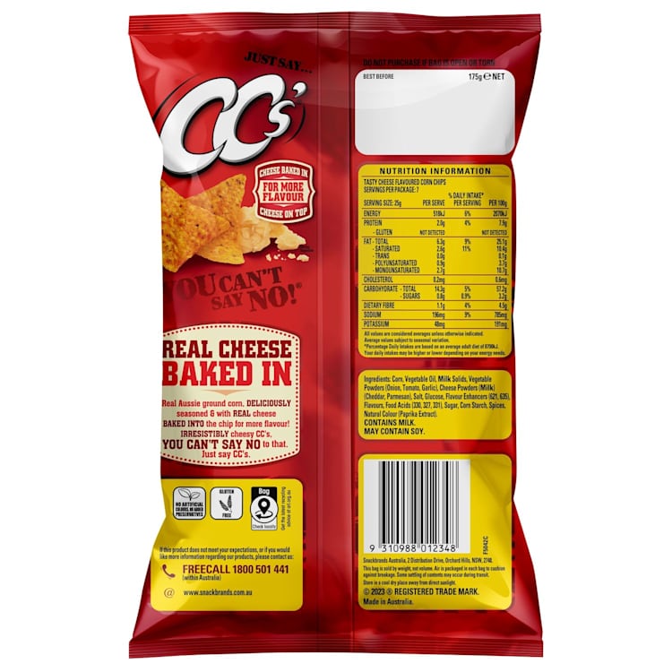 CC's Tasty Cheese Corn Chips