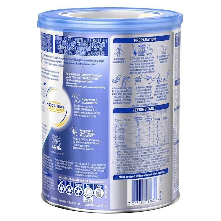 Nestlé Nan Comfort 1 Baby Infant Formula