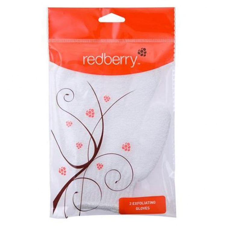 Redberry Exfoliating Glove Set