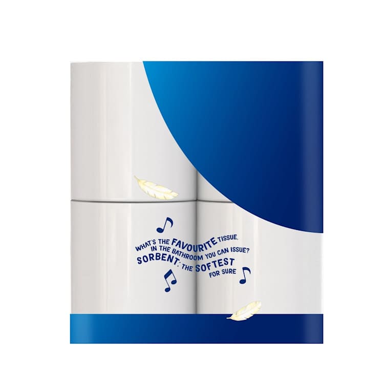 Sorbent Hypo-Allergenic Toilet Tissue Rolls