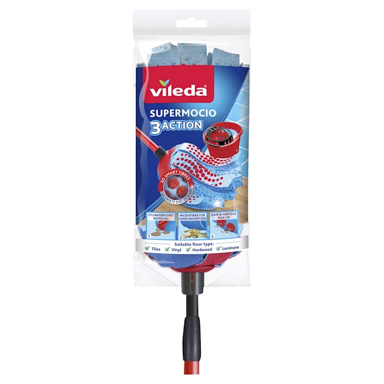 Vileda Mop Super Microfibre Tx Handle