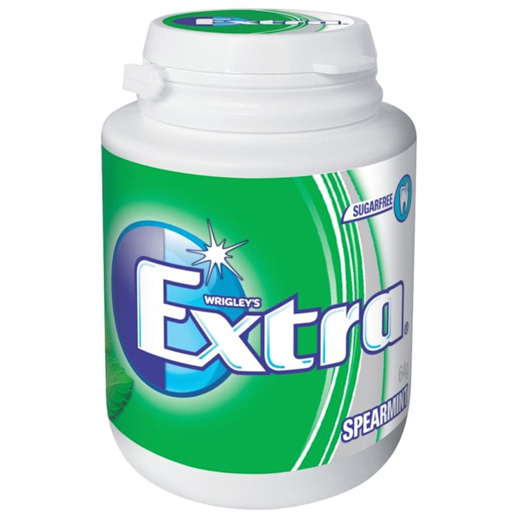 Extra Spearmint Chewing Gum Sugar Free Bottle