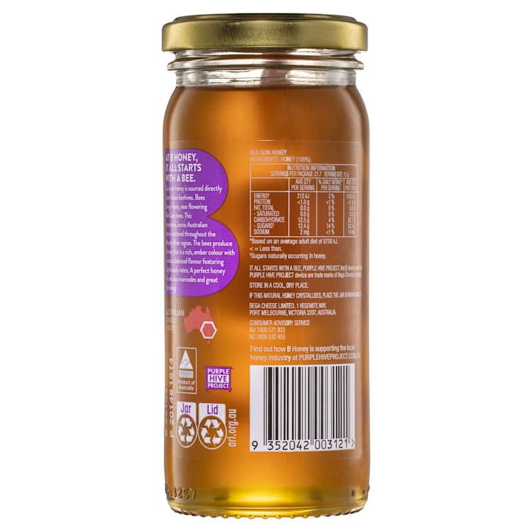 B Honey Single Source Red Gum Honey
