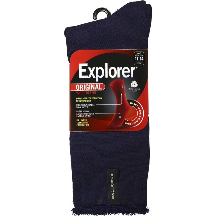 Bonds Explorer Socks Mens Navy Size 11-14